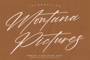 Montana Pictures Free Font