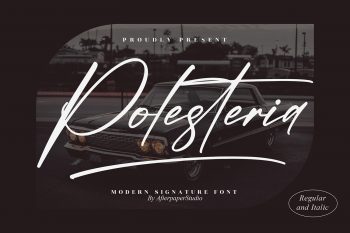 Polesteria Free Font