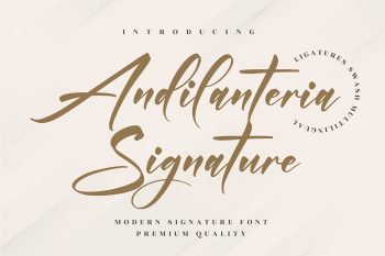 Andilanteria Signature Free Font