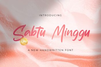 Sabtu Minggu Free Font