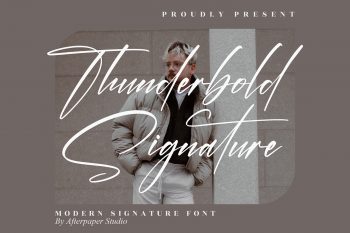 Thunderbold Signature Free Font