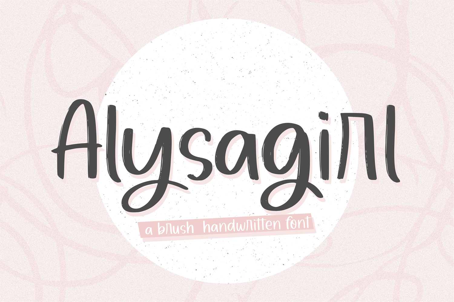Alysagirl Free Font