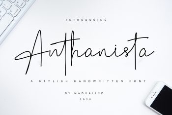Anthanista Free Font