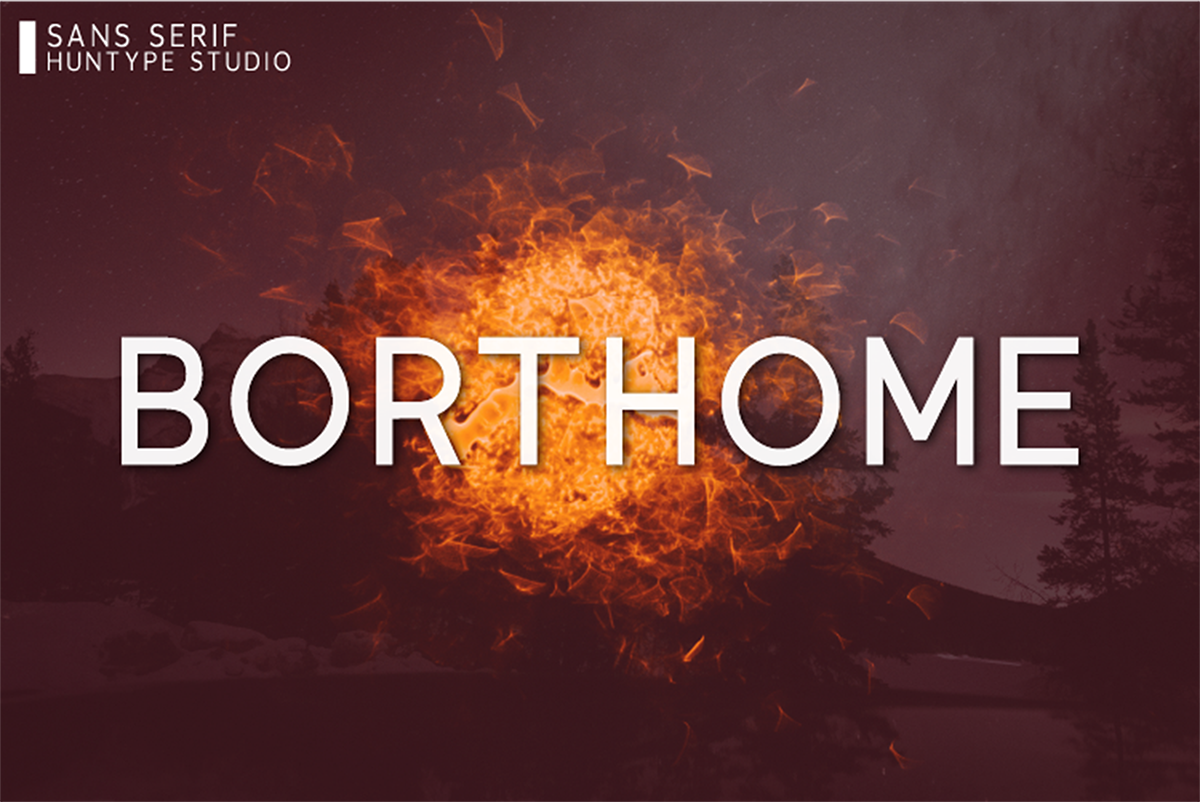 Borthome Free Font