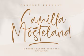 Camilla Mosteland Free Font