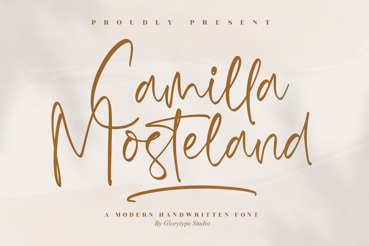 Camilla Mosteland Free Font