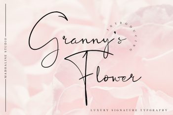 Granny’s Flower Free Font