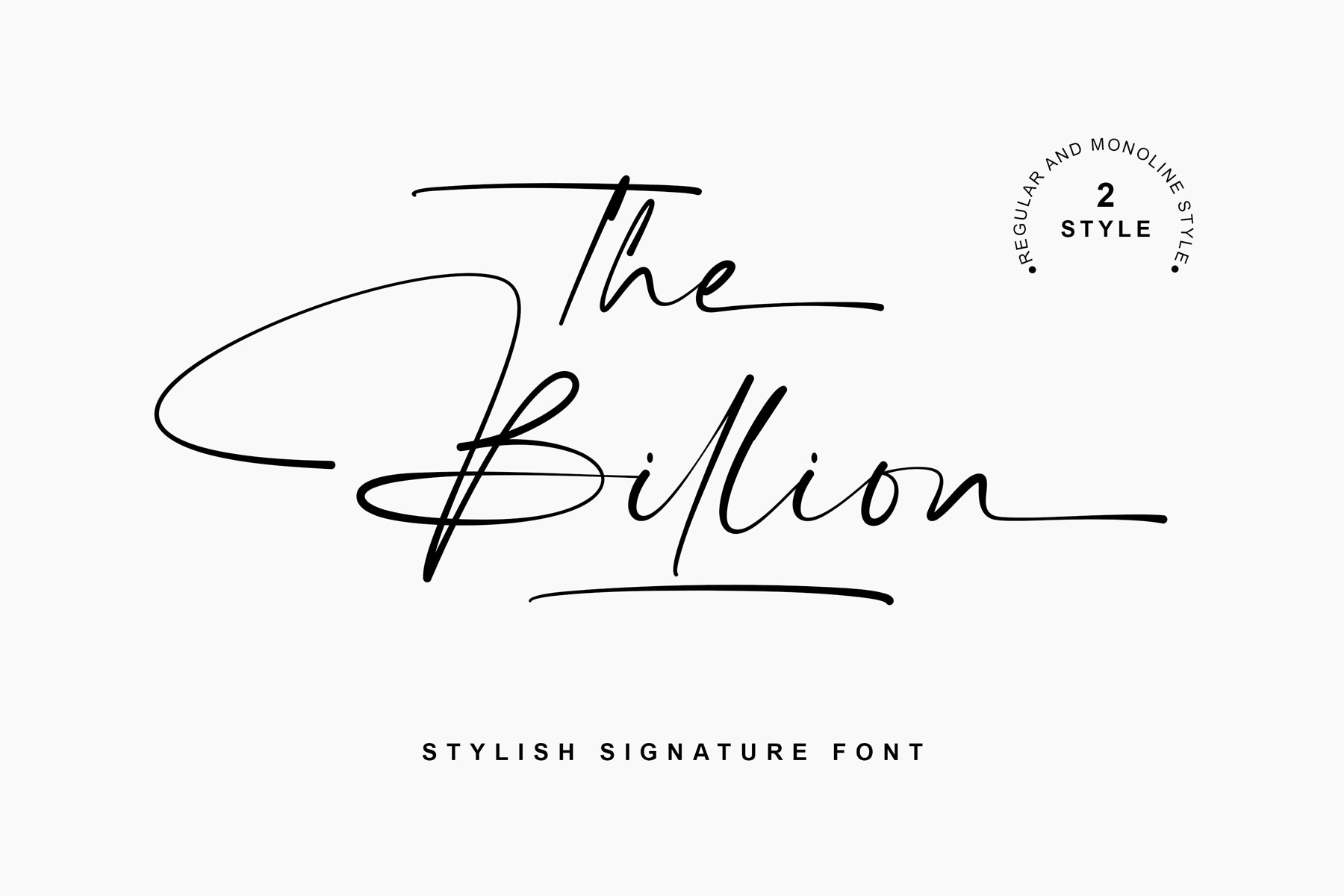 The Billion Free Font