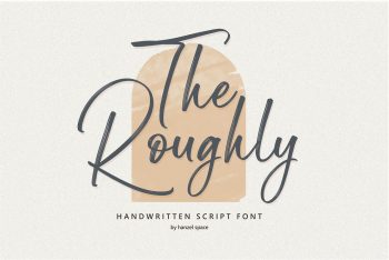 The Roughly Script Free Font