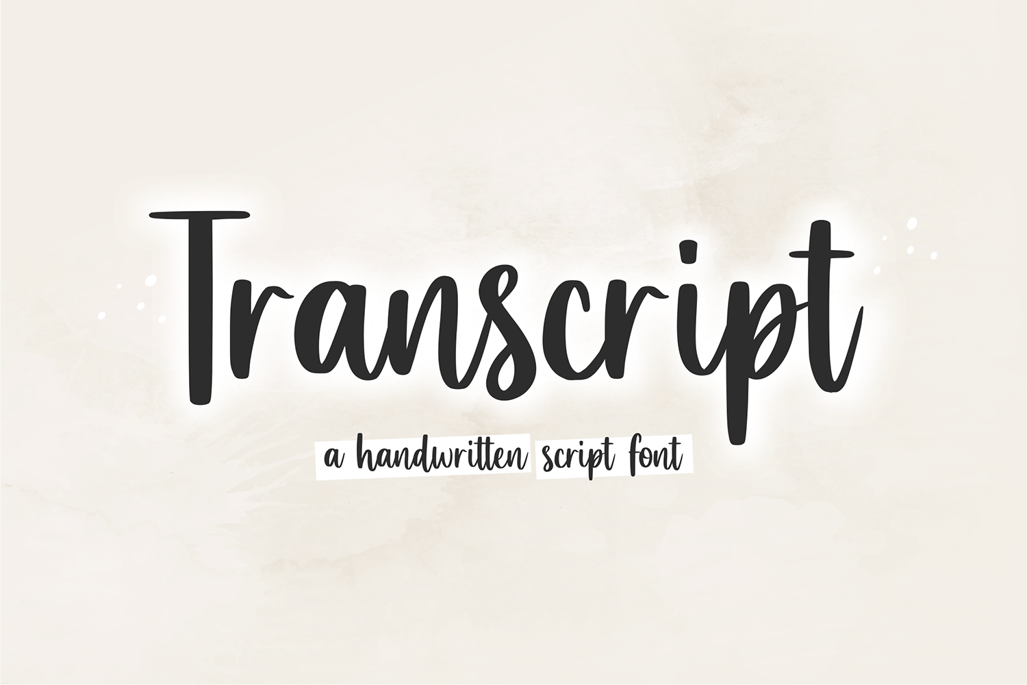 Transcript Free Font