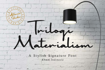 Trilogi Materialism Free Font