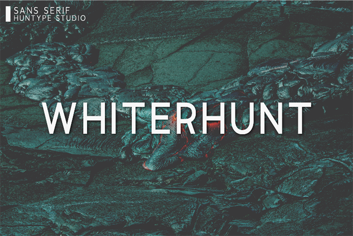 Whiterhunt Free Font