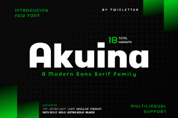 Akuina Free Font