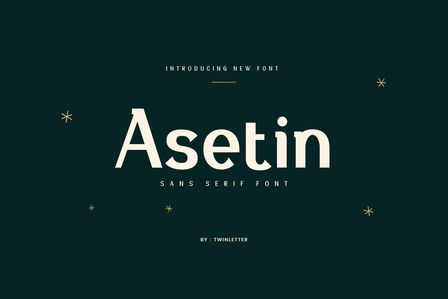 Asetin Free Font
