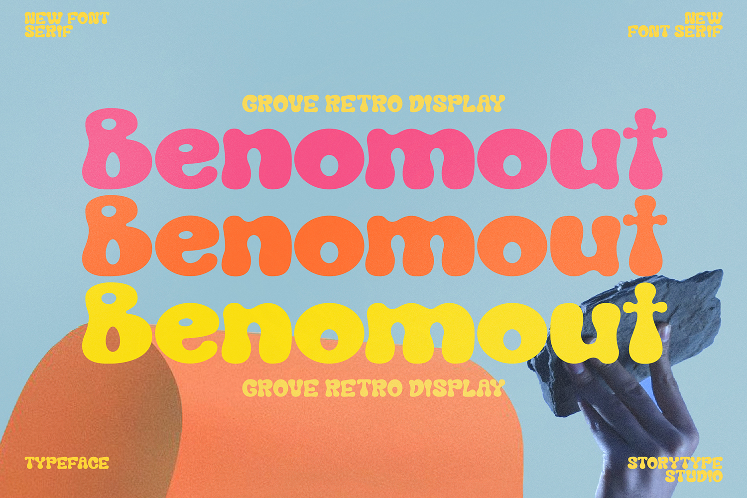 Benomout Free Font