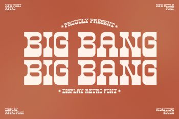 Big Bang Free Font