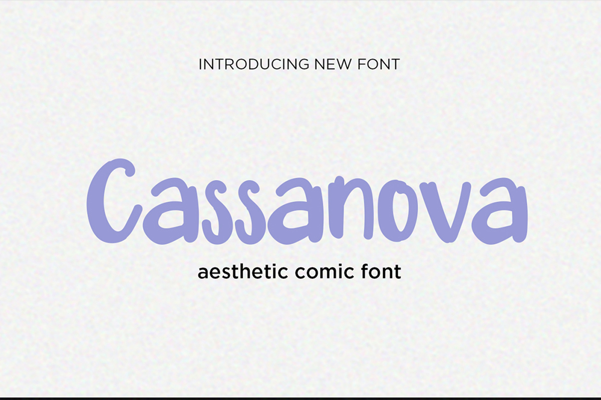 Cassanova Free Font