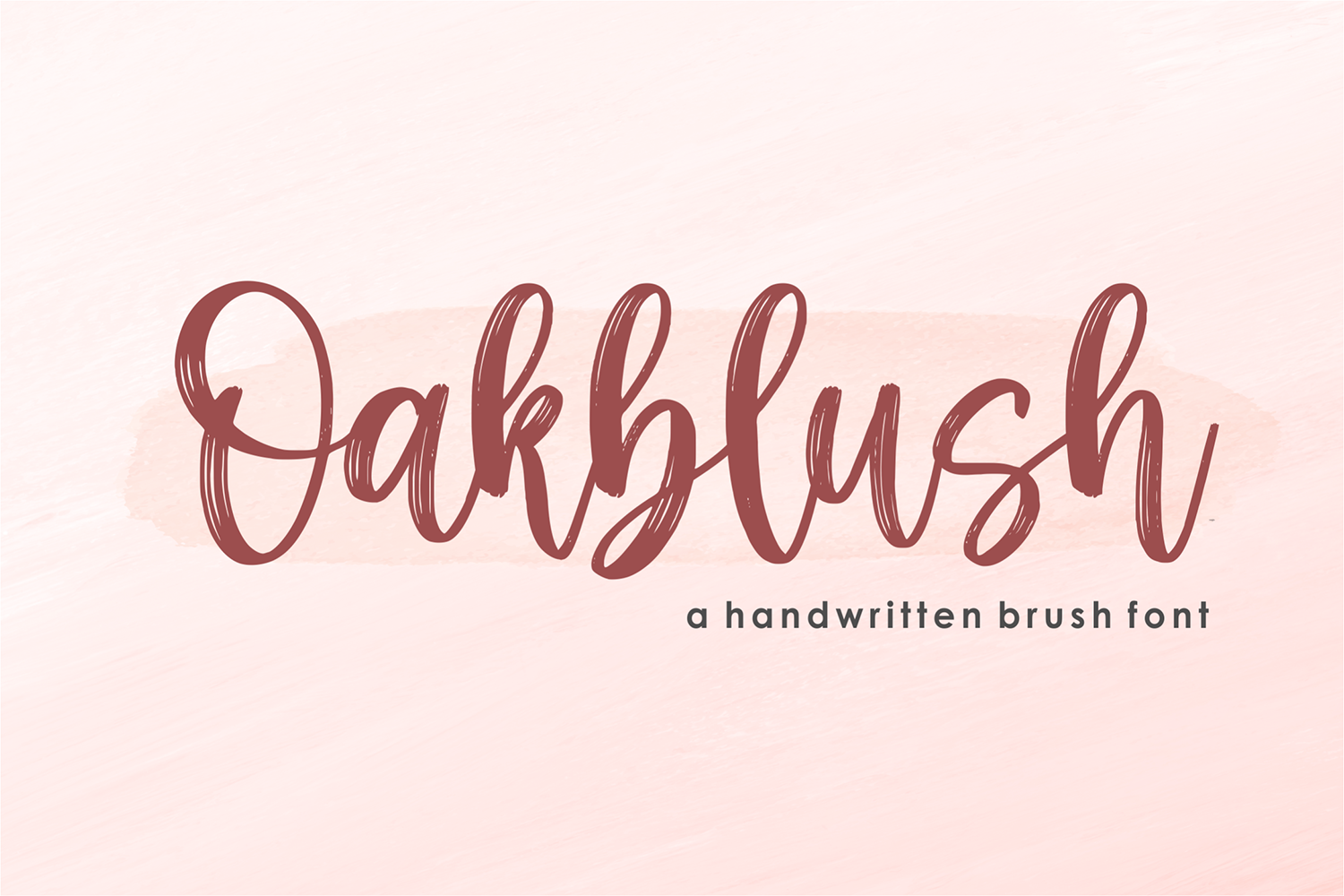 Oakblush Free Font