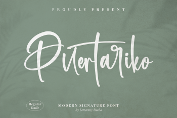 Puertariko Free Font