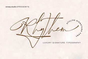 Rhythem Signature Free Font