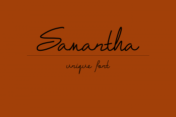 Samantha Free Font