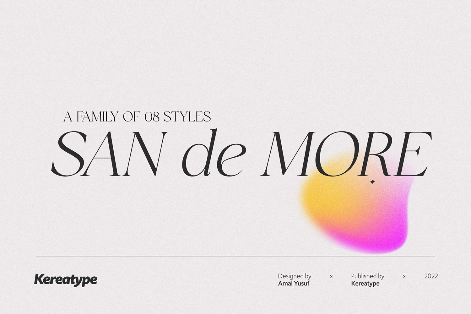 San de More Free Font