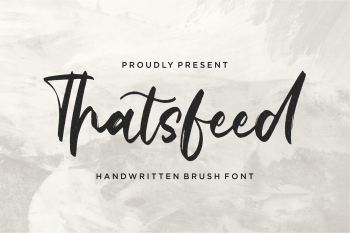 Thatsfeed Free Font