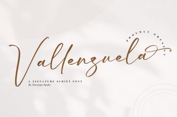 Vallenzuela Free Font