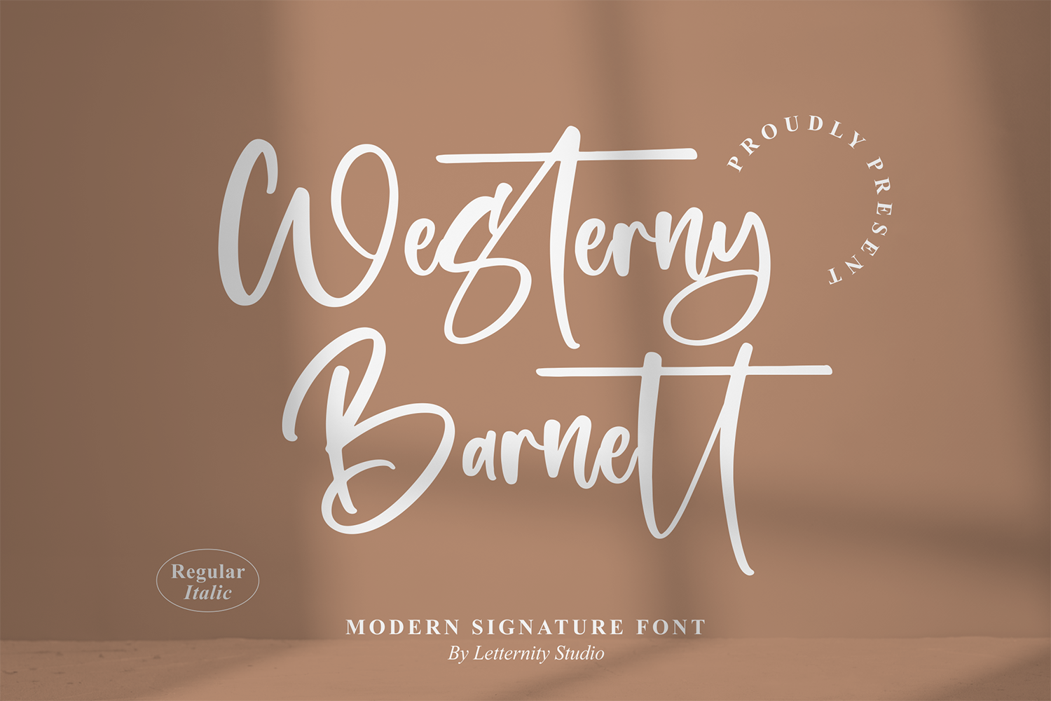 Westerny Barnett Free Font
