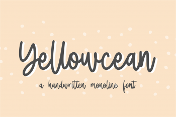 Yellowcean Free Font