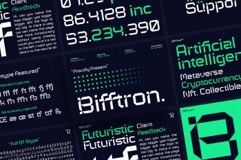 Bifftron Free Font