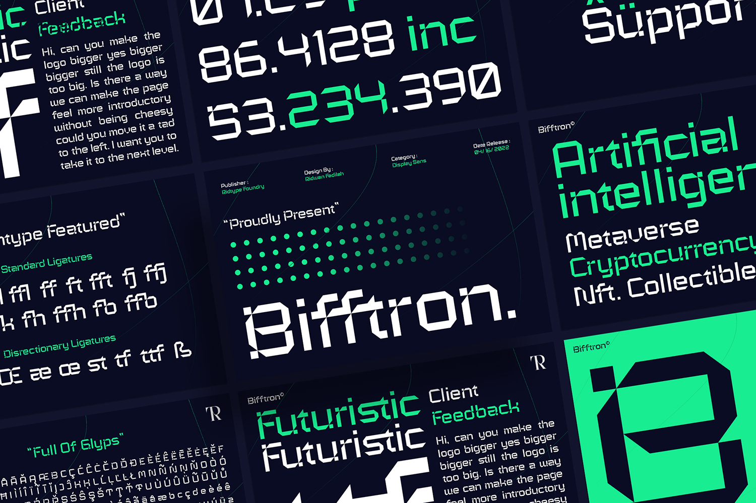 Bifftron Free Font