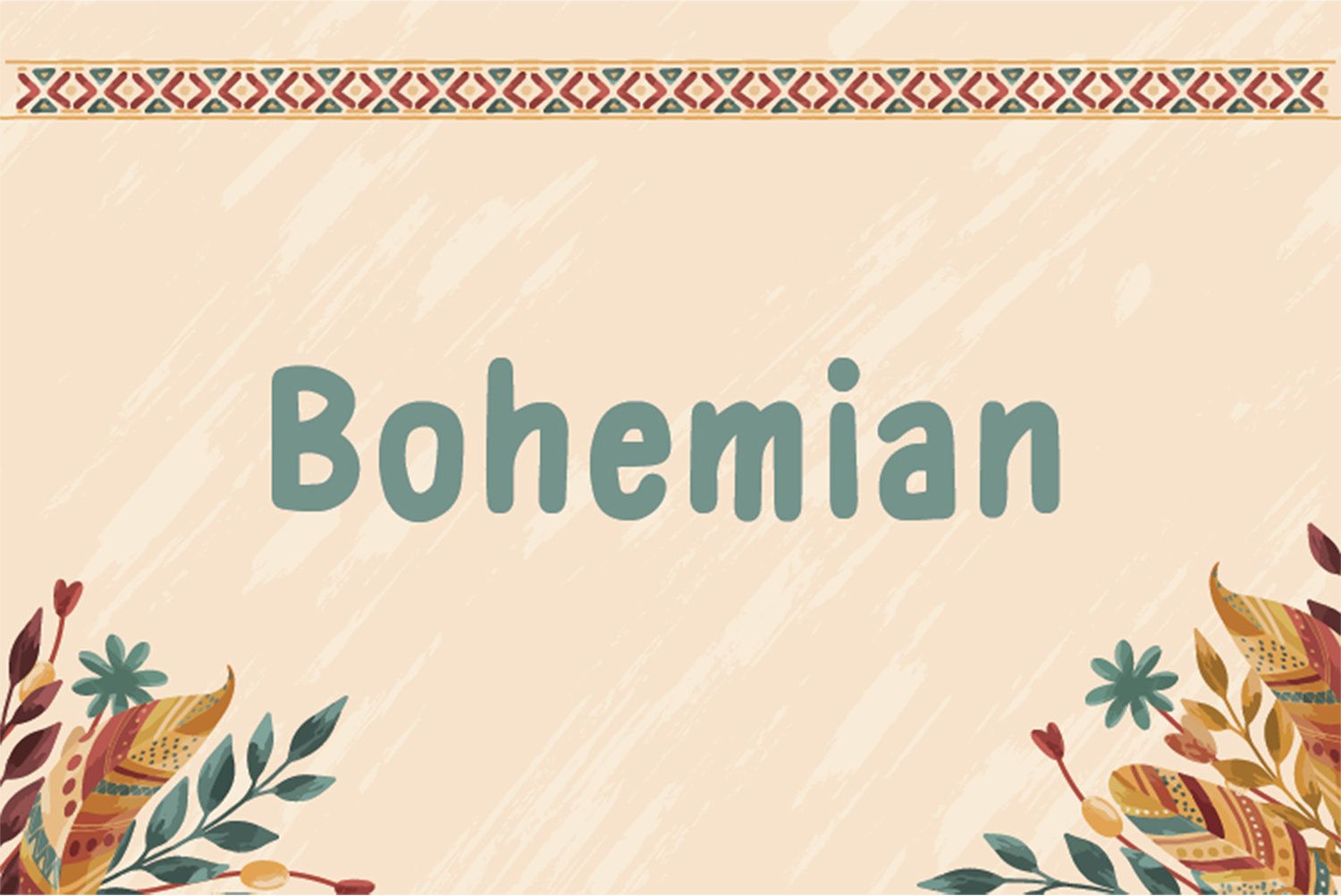 Bohemian Free Font