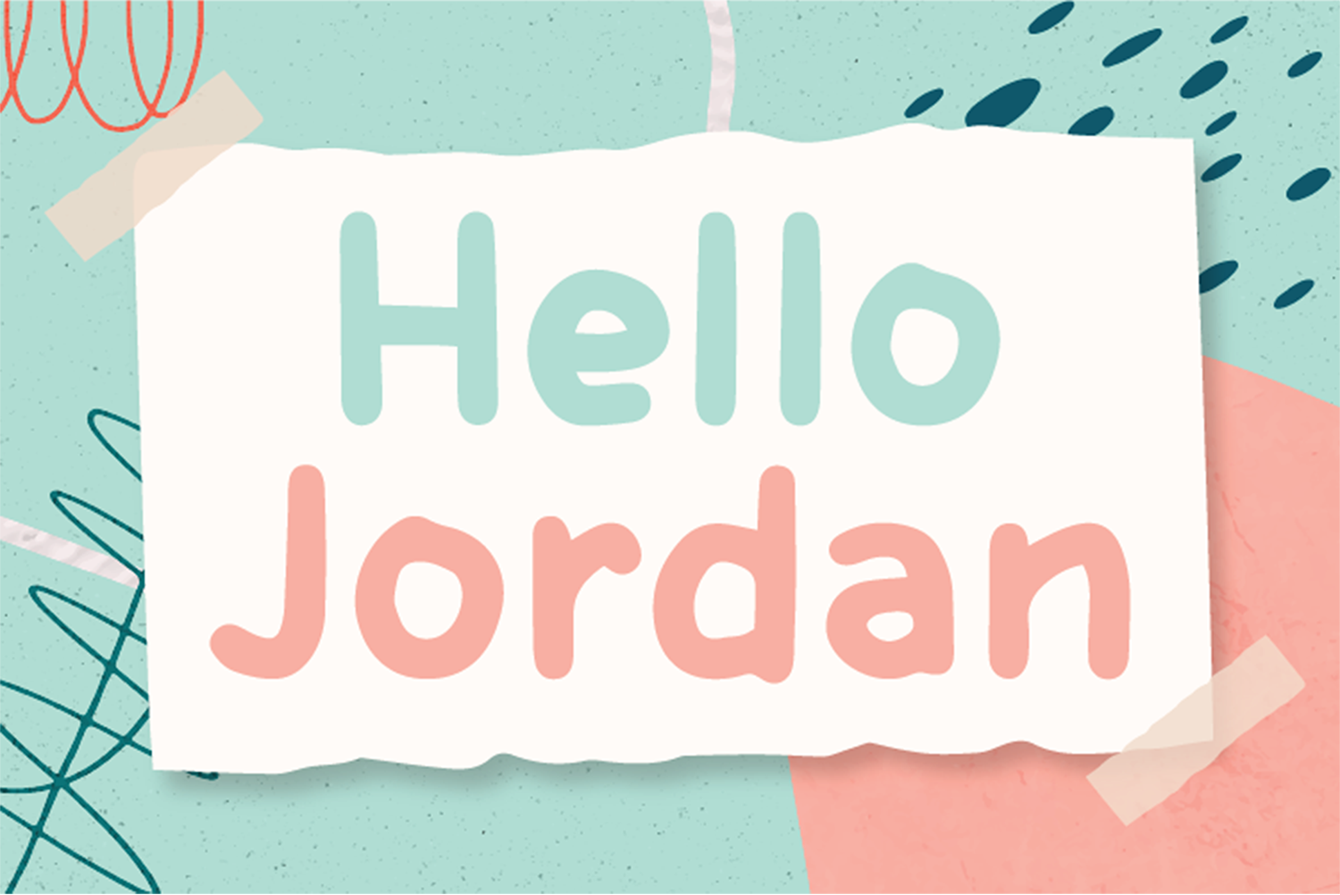 Hello Jordan Free Font