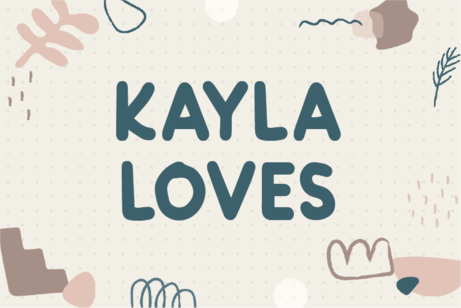 Kayla Loves Free Font