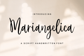 Mariangelica Free Font
