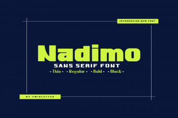 Nadimo Free Font