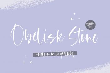 Obelisk Stone Free Font