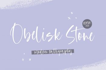 Obelisk Stone Free Font