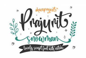 Prajurit Snowman Free Font