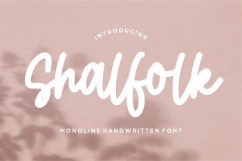 Shalfolk Free Font