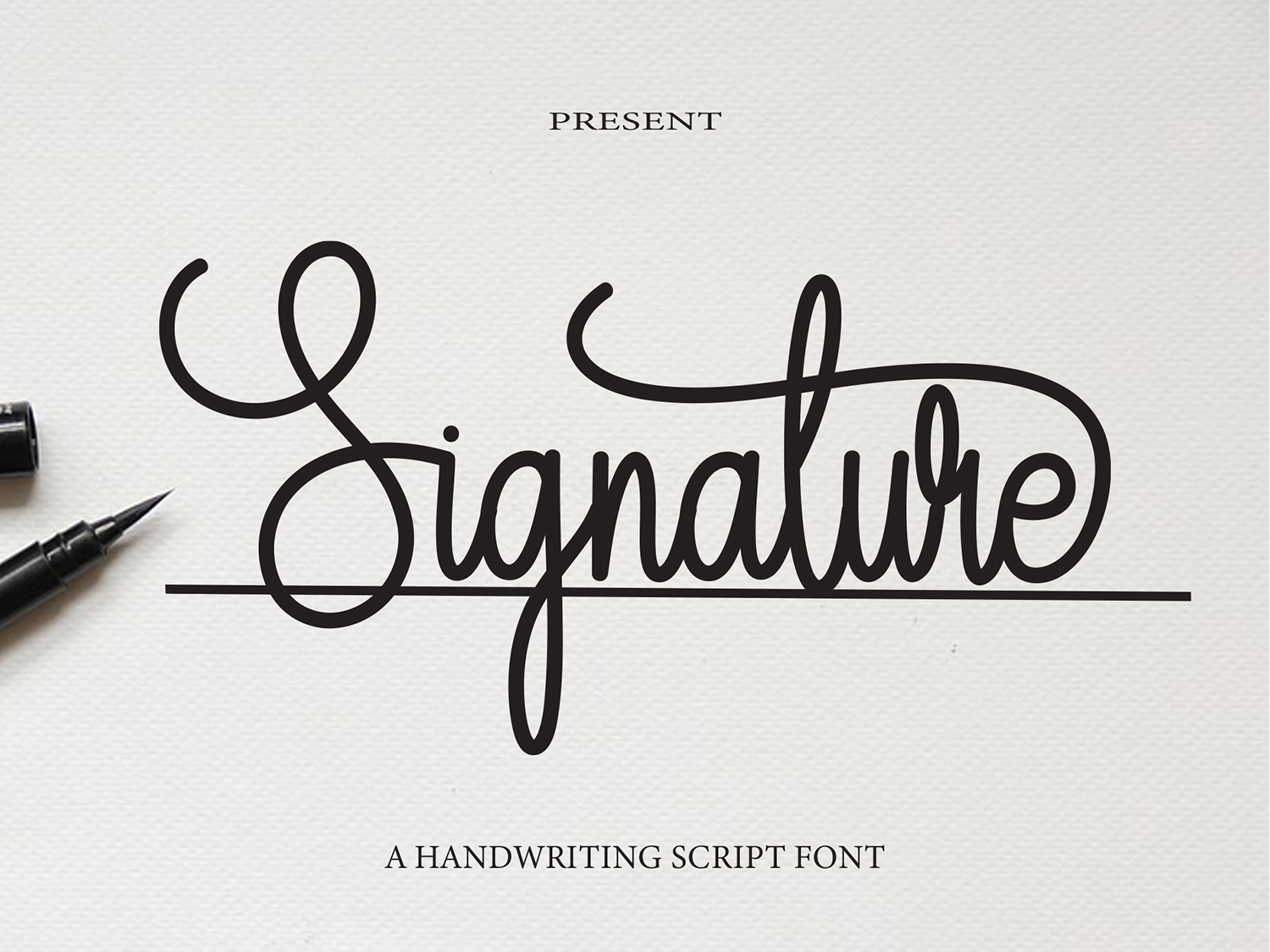 Signature Free Font
