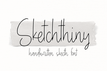 Sketchthiny Free Font