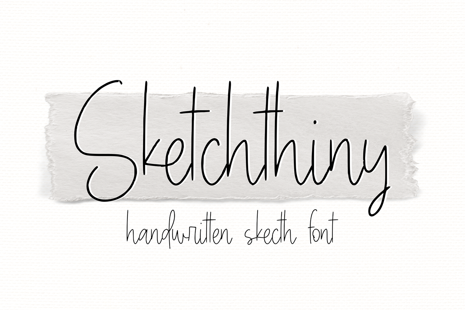 Sketchthiny Free Font
