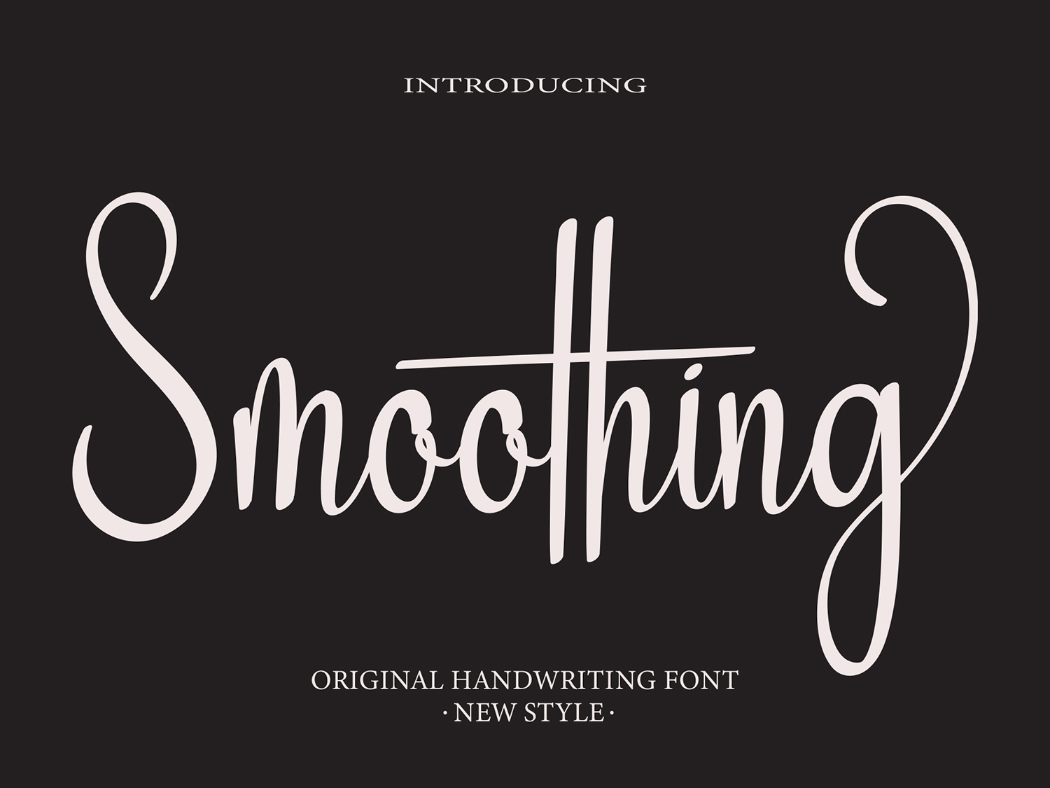 Smoothing Free Font