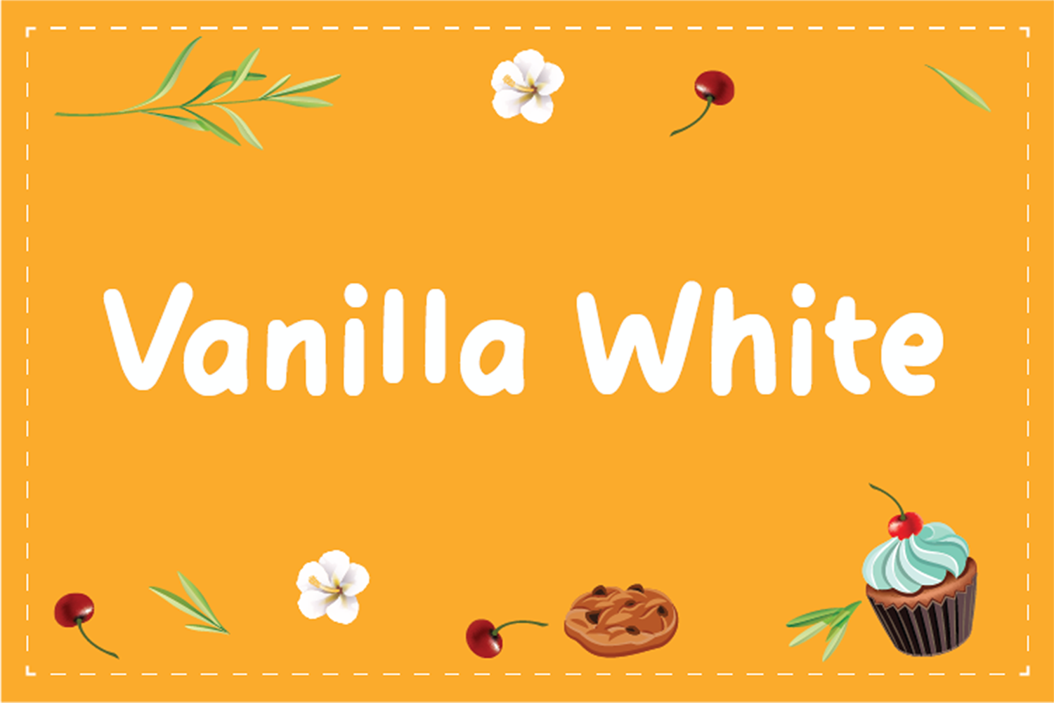 Vanilla White Free Font