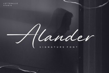 Alander Free Font