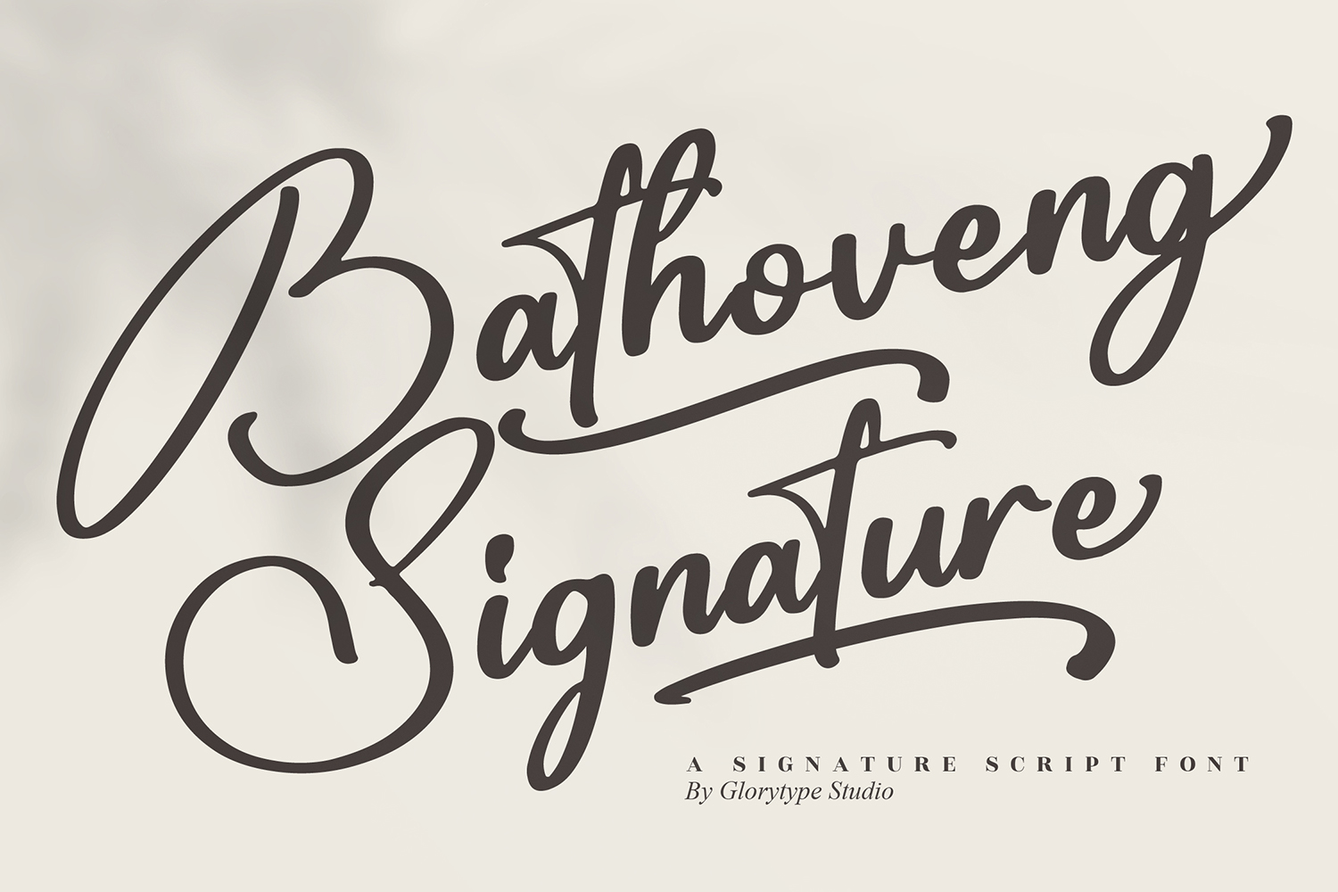 Bathoveng Signature Free Font