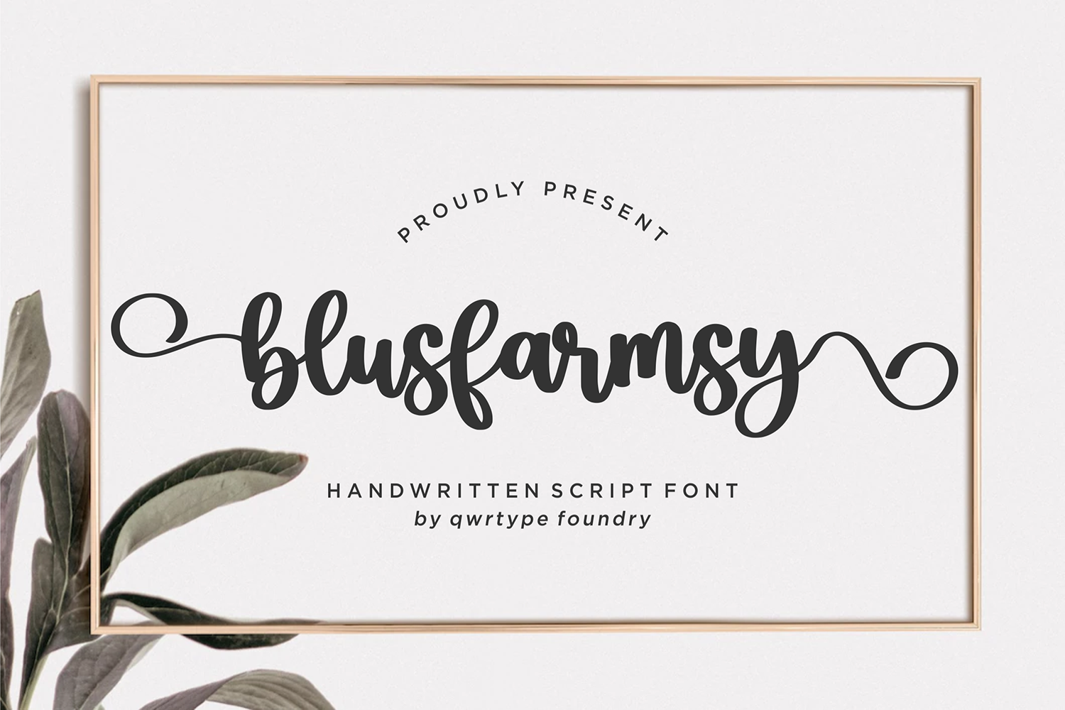 Blusfarmsy Free Font