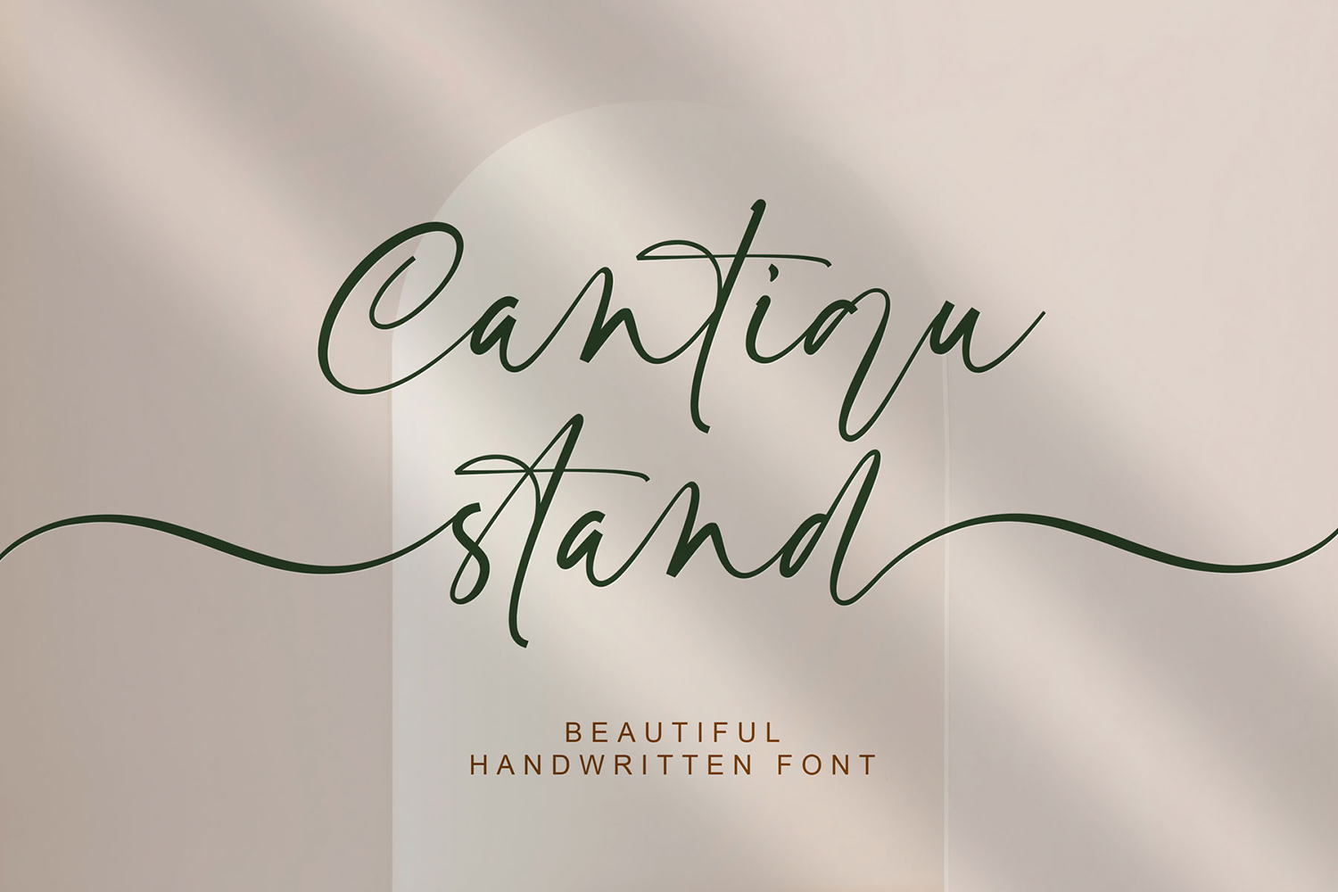Cantiqu Stand Free Font